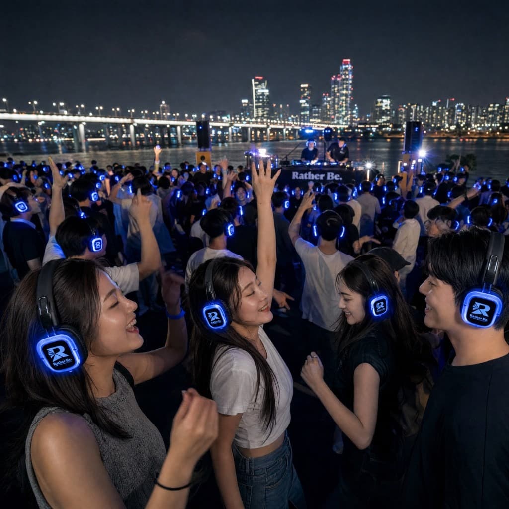무소음 DJ 파티 행사 유형